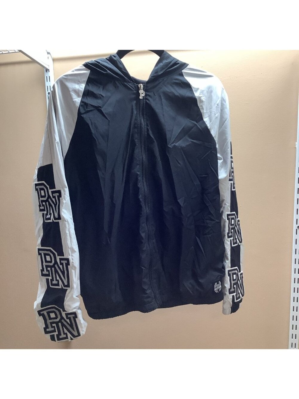 Victorias Secret PINK Size XS Anorak Jacket With Hood With Logo Zip Up, Preloved